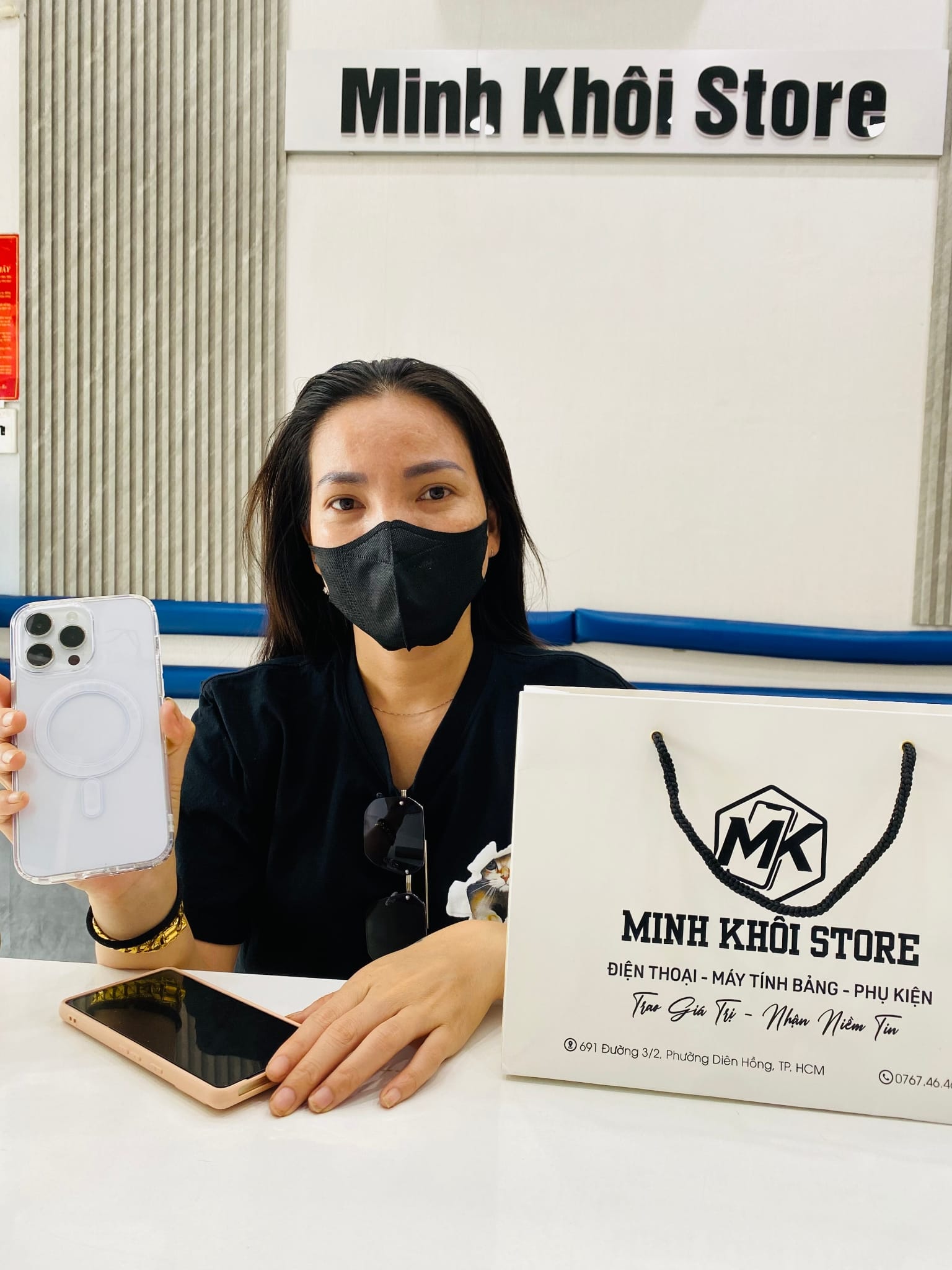 hình ảnh khách hàng minh khôi store
